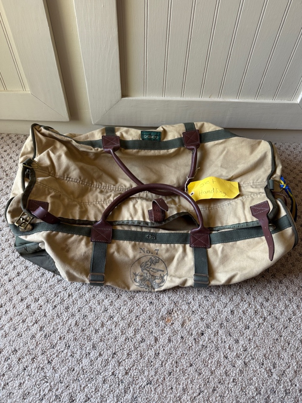 Vintage Gokeys  Battenkill No. 7. Canvas Bag